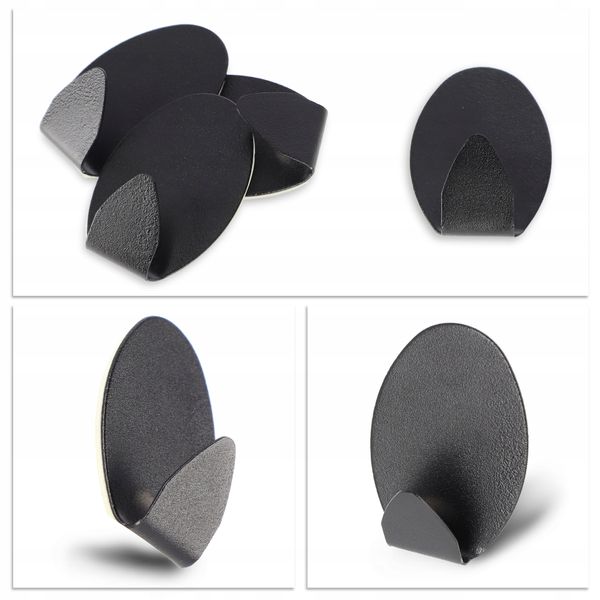 WIESZAK ŁAZIENKOWY SAMOPRZYLEPNY HACZYK 4 SZT zdjęcie 8