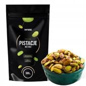 PISTACJE Łuskane Orzechy RAW 500g HiFOOD bez soli USA PREMIUM