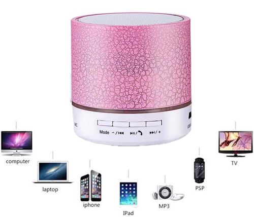 mini głośnik bluetooth bezprzewodowy stereo 3w róż na Arena.pl