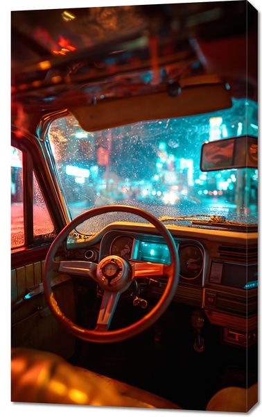 Obraz 60x100cm Nocny Kierowca zdjęcie 1