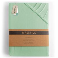 Prześcieradło z Gumką Bawełna 220x200 +30cm  Miętowe DecoKing