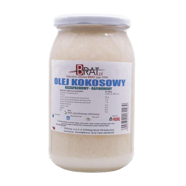 Bezzapachowy olej kokosowy 900ml zdjęcie 1