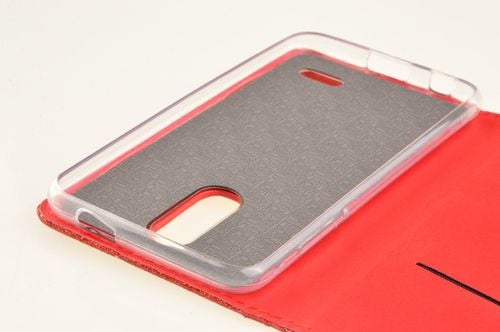 Etui Smart Brokat do LG K9 / K8 2018 czerwony na Arena.pl