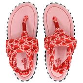 Gumbies - damskie japonki Slingback - Love Hearts 38