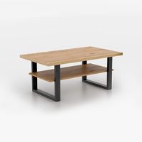 Ława dębowa z półką Como