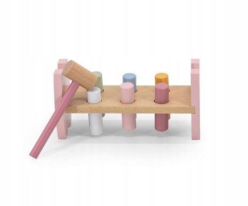 Piramidka + Przebijanka z Młoteczkiem Lisek VIGA PolarB Montessori na Arena.pl