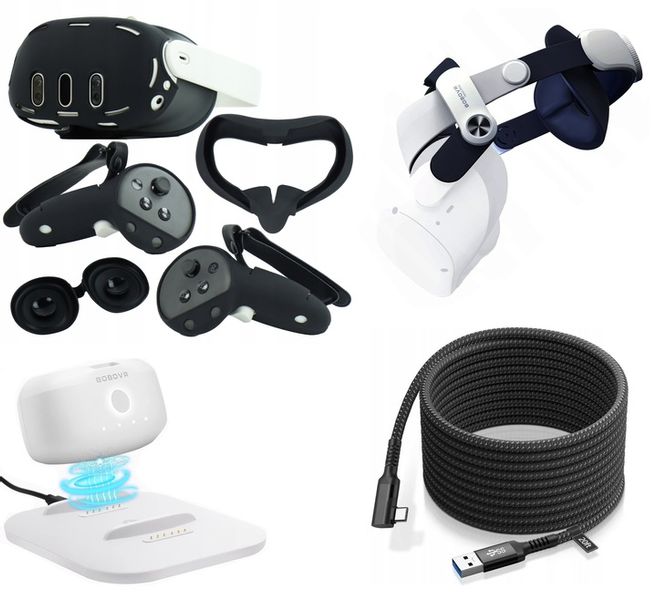 Kabel 6m do Oculus Link / Quest / Quest 2 / Quest 3 Steam VR USB 3.2 USB-C zdjęcie 5