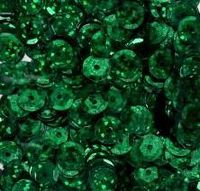 CEKINY BŁYSZCZĄCE HOLOGRAFICZNE 6 MM H30 ZIELONE BREWIS