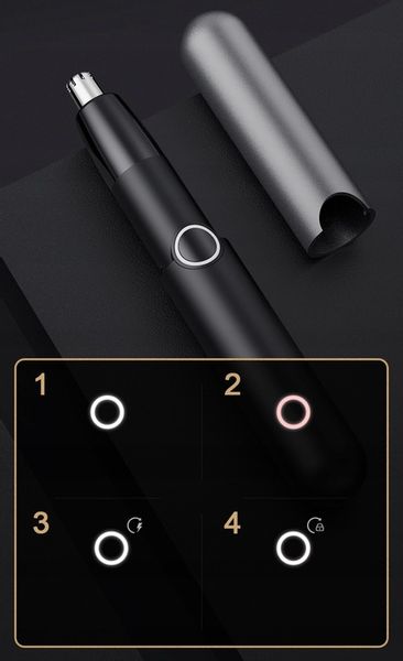 Golarka trymer do włosów nosa uszu Enchen Mocha N zdjęcie 3