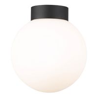 Lampa sufitowa kula Arcturus C0574-01D-P7AA Zumaline szklana biała czarna