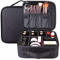 Kosmetyczka Podróżna Kuferek Kufer na Kosmetyki Damska Walizka Torba - DUŻA