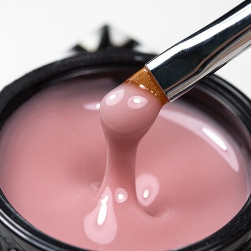 Budujący żel twardy builder gel self leveling MollyNails Biscotti 15 g na Arena.pl