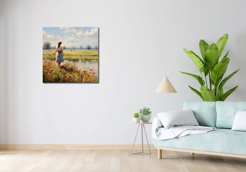 Obraz 70x70cm Wiejski Spokój na Arena.pl