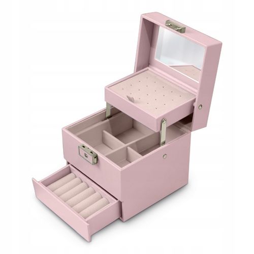 PUDEŁKO SZKATUŁKA NA BIŻUTERIĘ KUFEREK ORGANIZER na Arena.pl