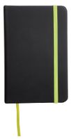 Notatnik LECTOR w rozmiarze A5, czarny, jasnozielony