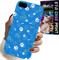 ETUI DO IPHONE ( 7 PLUS ) - ŁAPKI KOŚCI PIES PATROL WZORY DLA DZIECI