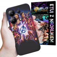 ETUI CASE DO XIAOMI NOTE 13 4G - AVENGERS IRON MAN SPIDERMAN KAPITAN