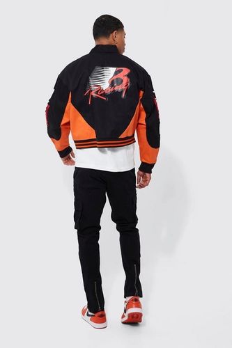 1F1A14 A02 BOOHOOMAN CZARNE RURKI CARGO SKINNY 32 na Arena.pl