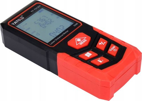 DALMIERZ LASEROWY CYFROWY MIERNIK ODLEGŁOŚCI 50M YATO na Arena.pl