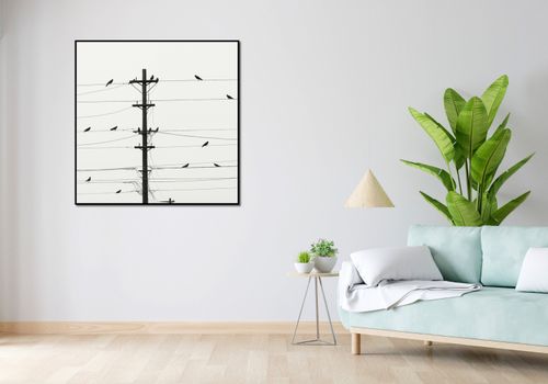 Plakat 100x100cm Symfonia na Drutach na Arena.pl