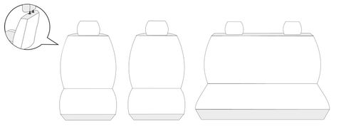 Fiat Panda II 2003-2012 Pokrowce dopasowane na miarę na Arena.pl