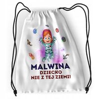 Plecak Sportowy Szkolny Dla Malwiny Córki Dziecka Z Nadrukiem Ze Zdjęciem