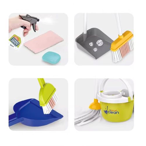 WÓZEK ODKURZACZ DUŻY ZESTAW DO SPRZĄTANIA MOP MATADI 29 AKC. DLA DZIECI na Arena.pl