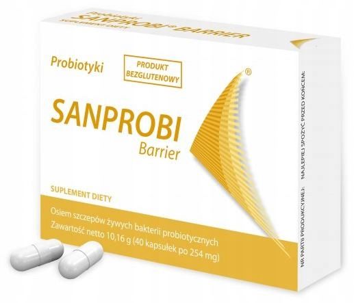 SANPROBI Barrier probiotyk 40 kapsułek zdjęcie 2