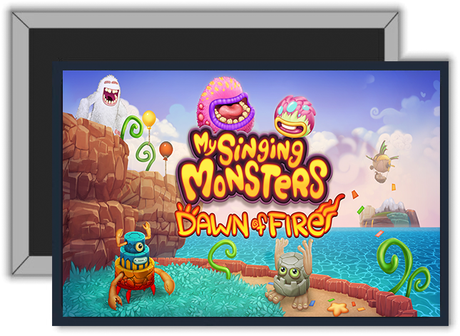 Magnes metalowy My Singing Monsters zdjęcie 1
