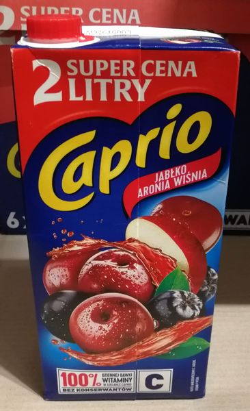 Caprio 2l Wiśnia - Jabłko - Aronia zdjęcie 1