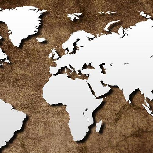 Deco Panel, Stara mapa świata 60x40 na Arena.pl