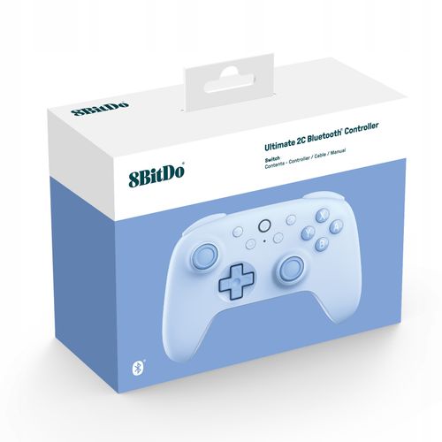 Pad Bezprzewodowy 8Bitdo Ultimate 2C Niebieski Hall Android PC na Arena.pl