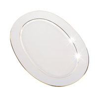 Półmisek porcelanowy MariaPaula Złota Linia 27,5 cm