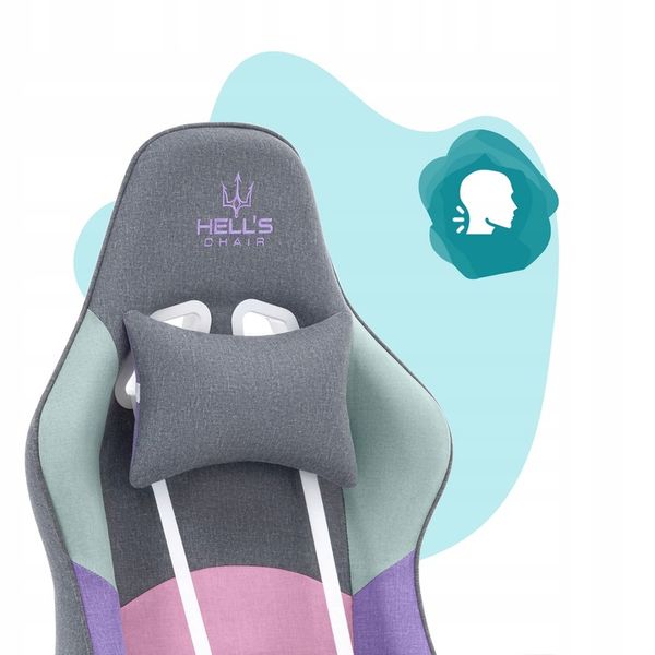 FOTEL GAMINGOWY DLA GRACZA BIUROWY HELL'S zdjęcie 12