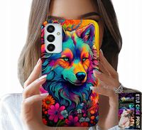 ETUI DO SAMSUNG GALAXY M13 4G - KOLOROWE WZORY, WILK WATAHA SWORA CASE