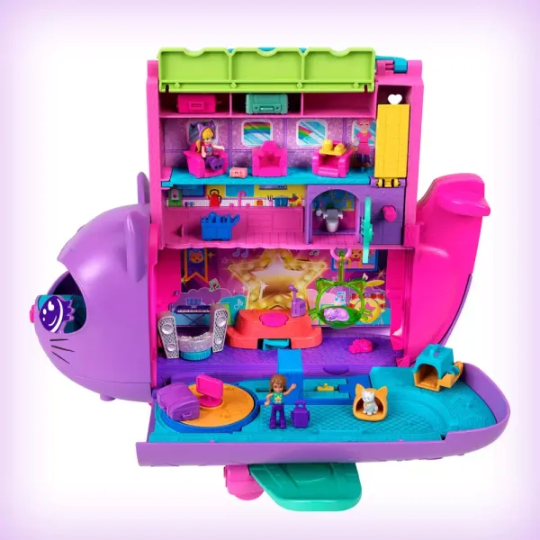 Polly Pocket. Hwp19 Kotolot. Koci Samolot zdjęcie 6