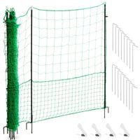 Siatka zagroda ogrodzenie ochronne hodowlane dla kur drobiu 1.25 x 15 m