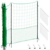 Siatka zagroda ogrodzenie ochronne hodowlane dla kur drobiu 1.25 x 15 m