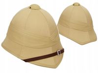 2X HEŁM WOJSKOWY TROPIKALNY BRYTYJSKIEJ ARMII MIL-TEC PITH HELMET SAFARI KH