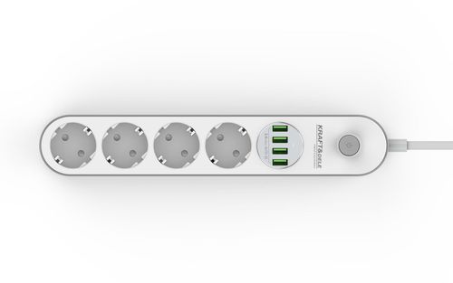Przedłużacz z USB 2m 4 gniazda + 4x USBKD4030 na Arena.pl