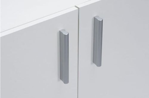 Emaga REGAŁ SZAFKA 2D3P SENSO 2 DRZWI 3 PÓŁKI BIEL MAT na Arena.pl