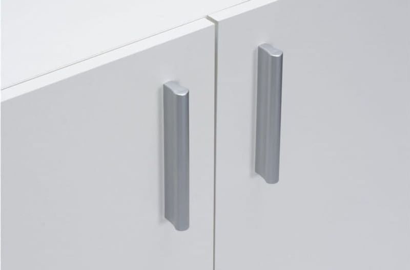 Emaga REGAŁ SZAFKA 2D3P SENSO 2 DRZWI 3 PÓŁKI BIEL MAT zdjęcie 5