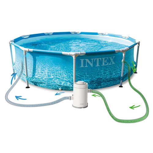 Basen stelażowy 305x76 cm 16w1 INTEX 28208 na Arena.pl