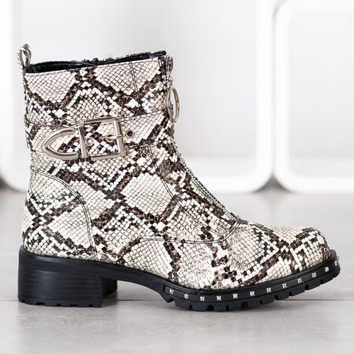 Stylowe Workery Snake Print r.40 na Arena.pl
