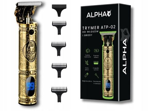 Maszynka do Strzyżenia i Golenia Włosów i Głowy - Trymer do Brody Alpha na Arena.pl