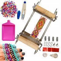 ZESTAW DO ROBIENIA BIŻUTERII BRANSOLETEK Z KORALIKÓW KROSNO KORALIKI DIY XL