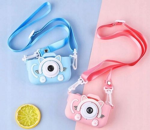 Aparat cyfrowy fotograficzny dla dzieci KOTEK gry prezent zabawa kamera na Arena.pl
