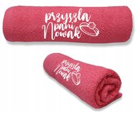 DUŻY RĘCZNIK Z HAFTEM PREZENT DLA NARZECZONEJ