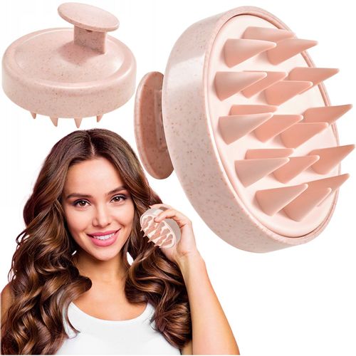 Szczotka do masażu głowy 4FIZJO różowa na Arena.pl