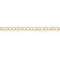 złoty łańcuszek pancerka 2,1mm 333 45/50/60 cm